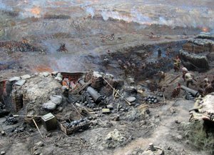 Belägringen av Sevastopol Panorama (blandade media)